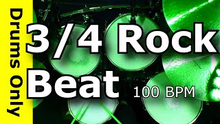 34 Drum Track  Rock 100 BPM [upl. by Yme]