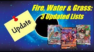 Volcanion V Gyarados VMAX Rillaboom VMAX  Three Updated Decks [upl. by Nisay]