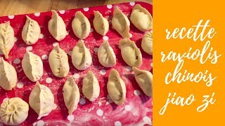 RECETTE RAVIOLIS CHINOIS JiaoZi par Weïlin [upl. by Einnep]