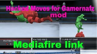 WWE 2K18 PPSSPP Hacked moves v 1 for GAMERNAFZ MOD curb stomp added [upl. by Gaillard]