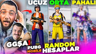 10 TL VS 5000 TL RANDOM İZLEYİCİ HESAP SATIN ALMA PUBG Mobile GGŞA [upl. by Eniale]