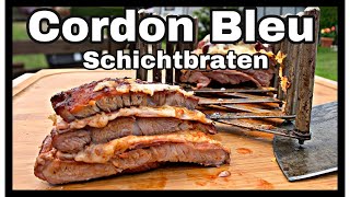 Schicht Cordon Bleu Braten  zu Gast oberpfalzbbq7530 mit McEllisda [upl. by Nnairek491]