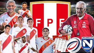 REVOLUCIÓN SORPRESAS en LISTA de NUEVOS CONVOCADOS a SELECCIÓN PERUANA x FOSSATI a AMISTOSOS FIFA [upl. by Hilar]