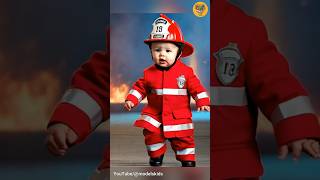 Cute Baby in Uniform Fashion Show Catwalk shorts viral tiktok [upl. by Aihcela]