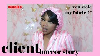 STORY TIME  CLIENT HORROR STORY  FASHION DESIGN  DE HARAS NYC [upl. by Jeanna]