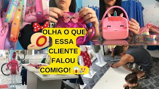 ATENDI UMA CLIENTE SUPER ARROGANTE  CHEGOU BOLSINHAS INFANTIL  COLOCAMOS O TABLADO ✨ [upl. by Koller]