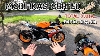 MODIFIKASI REPSY MOGE STYLE BUDGET MINIMALIS KEREN  HONDA CBR FACELIFT [upl. by Ilatfan]