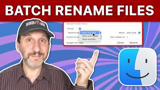 Batch Rename Multiple Files On a Mac [upl. by Sidell305]