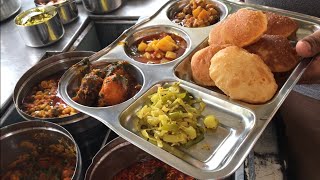 INDIAS MINIATURE Thali 1  Best Unlimited Gujarati Food Platter  Indian Street Food [upl. by Hubert86]