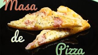 MASA PIZZA ITALIANA  MASA PIZZA CASERA [upl. by Alyn]