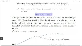 barua ya kirafiki  insha  vipengele muhimu katika uandishi wa insha I composition [upl. by Wil]