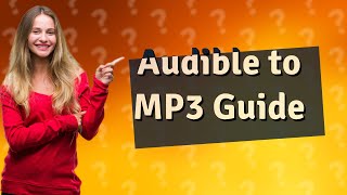 How do I upload an Audible book to MP3 [upl. by Akinej225]