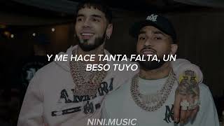 Tanta Falta REMIX  Bryan Myers Ft Anuel AI Letra [upl. by Itsur379]