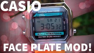 CASIO FACE PLATE MOD [upl. by Trebo582]