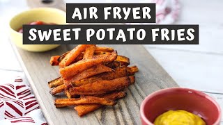 AIR FRYER SWEET POTATO FRIES RECIPE  Keeping It Relle [upl. by Lari]