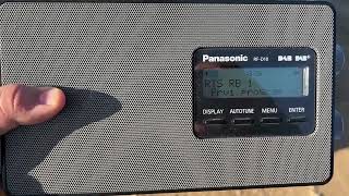 DAB Bandscan Panasonic RFD10 at Șiria Fortress Romania [upl. by Grewitz]