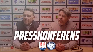 Presskonferens Timrå IK  Leksands IF [upl. by Sabella707]