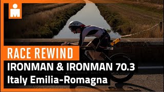 2023 IRONMAN amp IRONMAN 703 Italy EmiliaRomagna Race Rewind [upl. by Rusert]