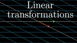 Linear transformations and matrices  Chapter 3 Essence of linear algebra [upl. by Kenny]