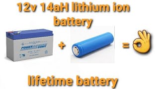 DIY Guide Converting a Dry Battery to a 12V 14Ah Lithiumion Powerhouse [upl. by Karoly969]