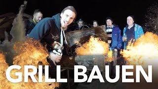 Grill bauen  Heimwerkerking Fynn Kliemann [upl. by Nsaj876]