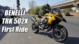 Benelli TRK 502X  First Ride [upl. by Riess93]