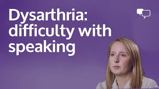 Dysarthria difficulty with speaking [upl. by Faux]