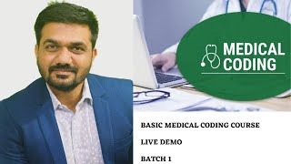 Basic course in Medical coding class 1Global pharma Academy [upl. by Naoma]