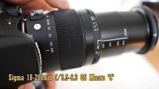 Sigma 18200mm f3563 OS Macro C lens review with samples [upl. by Camilla]