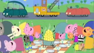 peppa pig Ingorgo stradale amp lora di andare a letto [upl. by Basset]