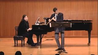 Poulenc Flute Sonata  II Cantilena  Davide Formisano [upl. by Neemsaj]