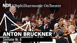 Anton Bruckner Sinfonie Nr 6 mit Günter Wand 1996  NDR Elbphilharmonie Orchester [upl. by Natsrik106]