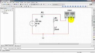 NI Multisim Measure average power and power factor with a wattmeter [upl. by Rob]