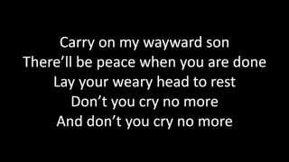 Timeflies  Wayward Son Lyrics [upl. by Rimhsak]