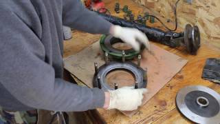 Slip Clutch Disassembly amp Disk Replacement on John Deere 336 Baler [upl. by Carlock]