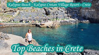 Top Beaches in Crete  Kalypso Beach  Kalypso Cretan Village Resort Spa Crete part 6 102023 [upl. by Eneloj]