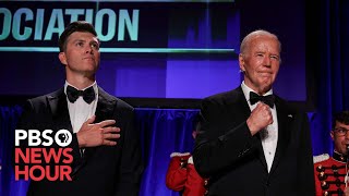 WATCH LIVE Biden attends 2024 White House Correspondents Dinner hosted by Colin Jost [upl. by Artina196]