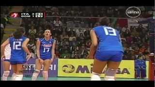 Italia x R Dominicana 4set FIVB Womens Junior 2011 [upl. by Enomad]