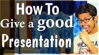 How to give a good presentation in college for students [upl. by Ahsetan244]