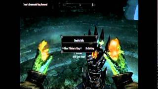 SKYRIM HOW TO Craft DAEDRIC ARMOR [upl. by Sirroned]