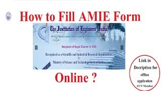 How apply online for AMIE II Online Application AMIE II AMIE After BTech [upl. by Hcab]