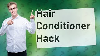 Can you use hair conditioner on clothes [upl. by Irot]