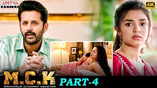 Macharla Chunaav Kshetra MCK Movie Part 4  Nithiin  Krithi Shetty  South Movie Aditya Movies [upl. by Einwat245]