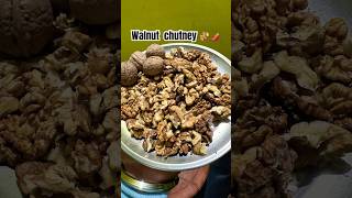 Akhrot chutney bhoot jolokia 🫚🌶️ Kashmiri walnuts 🔪 [upl. by Lennaj]