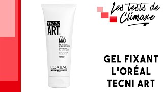 Tel dun gel fixant LOréal Professionnel Paris Tecni Art Fix max force 6 [upl. by Nelrah]