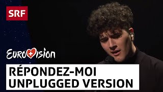 Gjons Tears Répondezmoi Unplugged Version  SRF [upl. by Eniksre]