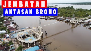 Jembatan Antasan Bromo Banjarmasin 7221  Drone view [upl. by Scrivens]