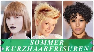 Trendige kurzhaarfrisuren sommer 2017 damen [upl. by Gnep]