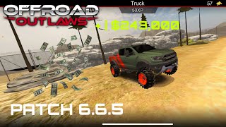 Offroad Outlaws Money Glitch 667 NOT Patched [upl. by Epps]