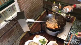 automatic stir fry machine automatic fried noodles [upl. by Erinna]